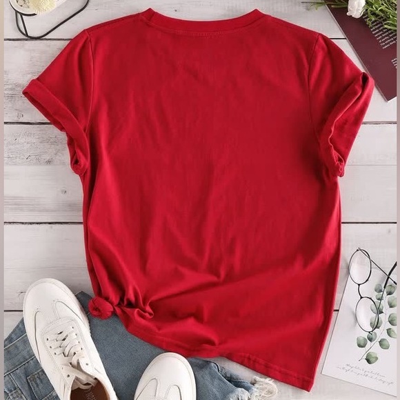 🇺🇸Sunflower & American Flag Graphics Polyester Cotton Blend T-Shirt! - Picture 7 of 7